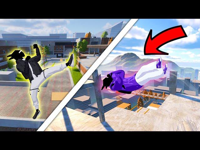 Satisfying Parkour Stunts/Ragdoll & Fails!  - Rooftops & Alleys: The Parkour Game #3