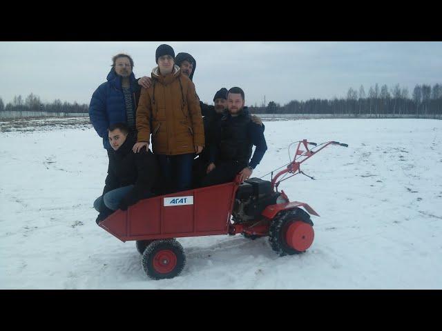 500 кг ?! Не проблема !!! Думпер-телега "Агат"