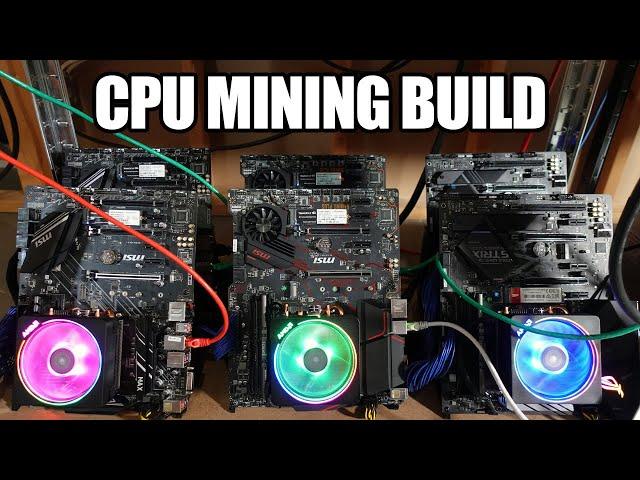 Ryzen 3900x X4 Build | CPU Mining