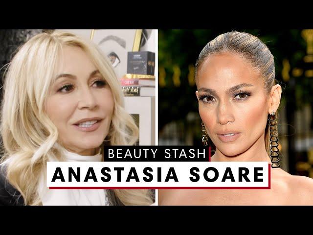 Eyebrow Queen Anastasia Soare Shows off Her Insane Beauty Collection | Harper's BAZAAR