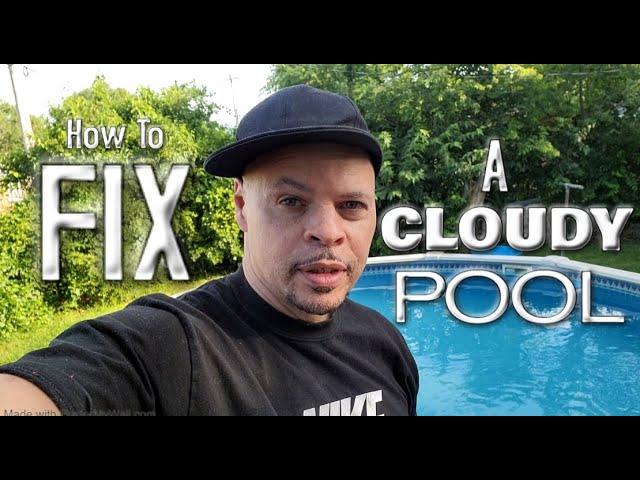 How to FIX a Cloudy Pool | How to Vacuum Pool using Siphon Method