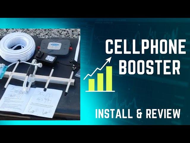 Cellphone signal booster install and review