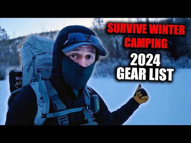 Everything I Pack For Winter Camping - Gear To Stay Warm and Dry