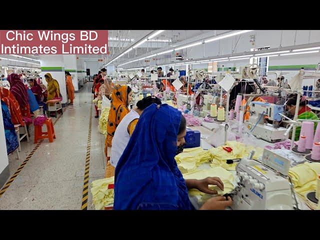 Lingerie Manufacturer's Production Line/Ladies Under Garments Factory/Chic Wings BD Intimates