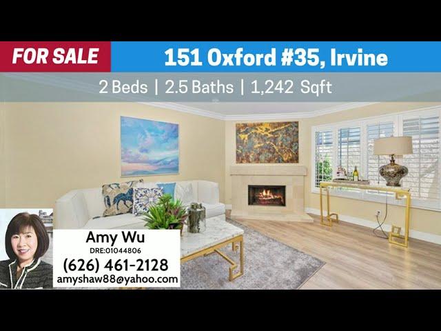 New Listing in Walnut by Local Realtor Amy Wu | 151 Oxford Unit#35, Irvine