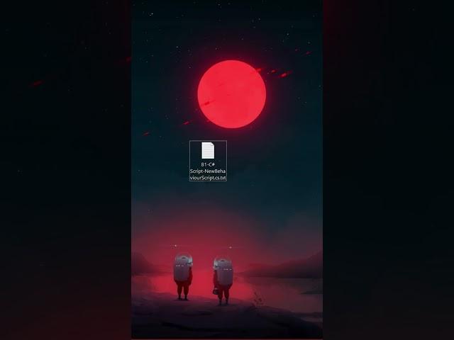 Change script template of Unity