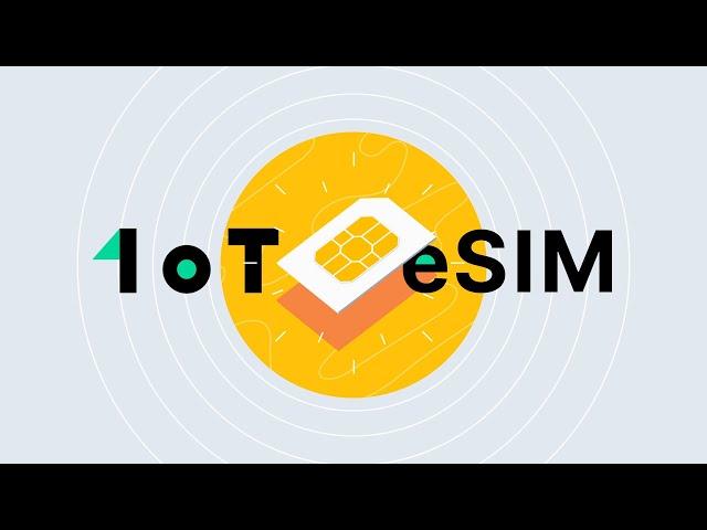 1oT eSIM — The IoT connectivity revolution is here