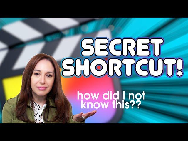 Secret Final Cut Shortcut | How did I not know this?!