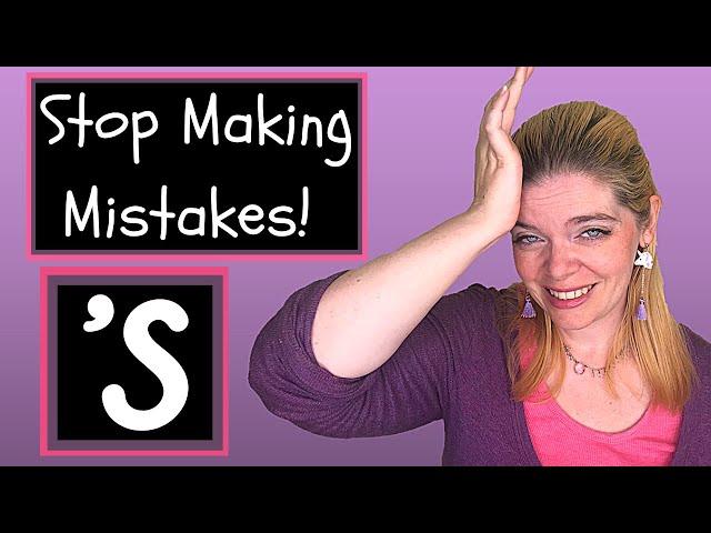 ’S and S’ : How to Use Apostrophe S in English Writing!  ️