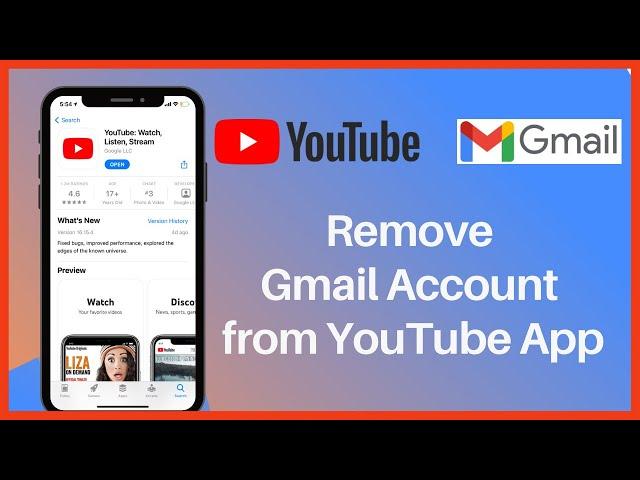 How to Remove a Google Account from Youtube App