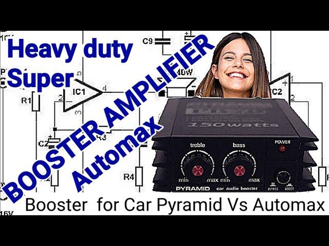 Booster amplifier car pyramid versus Automax bridge system in review by JN Electric