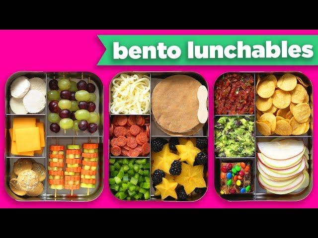 NEW Bento Box Healthy Lunches – DIY LUNCHABLES! - Mind Over Munch