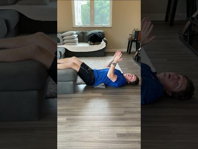 Best Position for Severe Lower Back Pain (and Sciatica) #Shorts