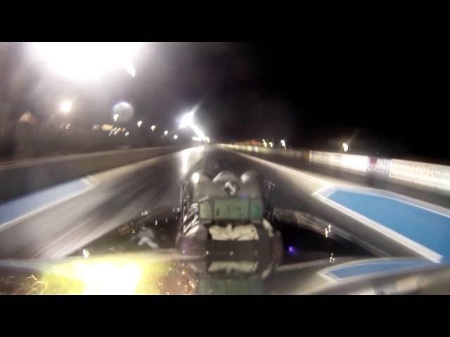 ANDRA Drag Racing - Scott Maclean's Funny Car goes boom!