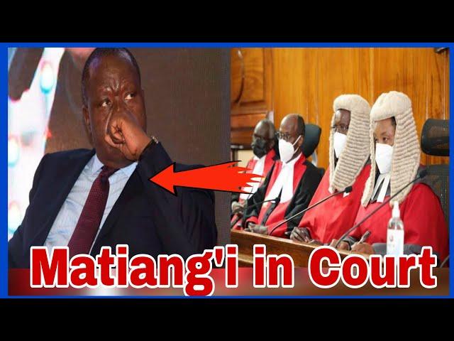 Fred Matiang'i dragged to Court again after announcing to vie for Presidency against Ruto 2027