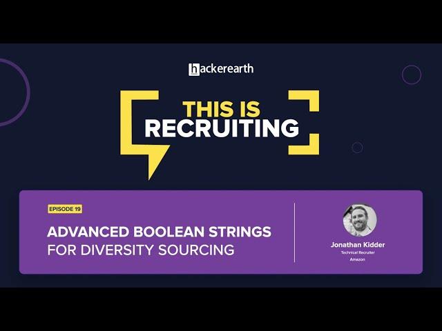 Advanced Boolean Strings for Diversity Sourcing