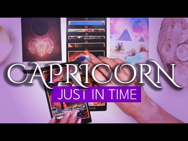 CAPRICORN TAROT READING | "A GOLDEN OPPORTUNITY MADE JUST FOR YOU!" JUST IN TIME