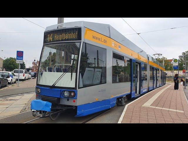 Straßenbahn Leipzig | Mitfahrt auf der Linie 14 von S Plagwitz nach S Plagwitz(komplette Linie)