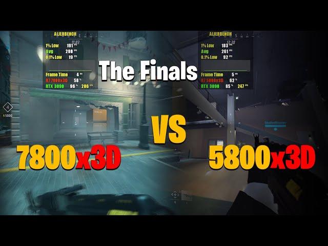 5800X3D VS 7800X3D | The Finals