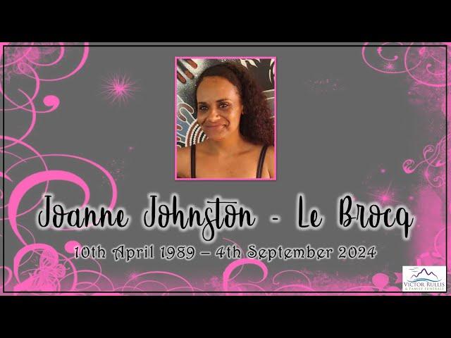 In Loving Memory of Joanne Jean Johnston-Le Brocq