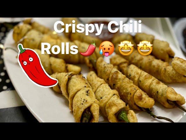 Crispy Chili  Rolls| Ramzan Special| Iftar Ideas| Easy Recipe| Iftar Recipe