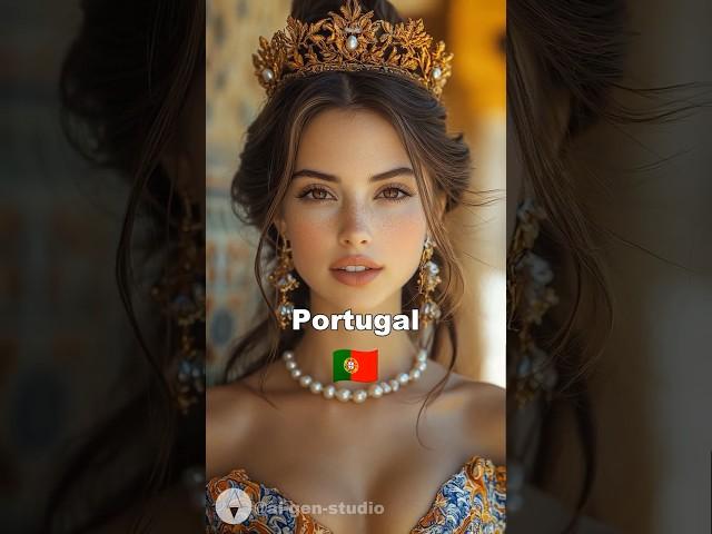 Countries As Princesses ( AI generated ) #midjourney #ai #aifusion #klingai