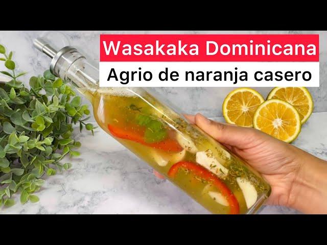 Wasakaka Dominicana agrio de naranja casero‍(La cocina de Yari)