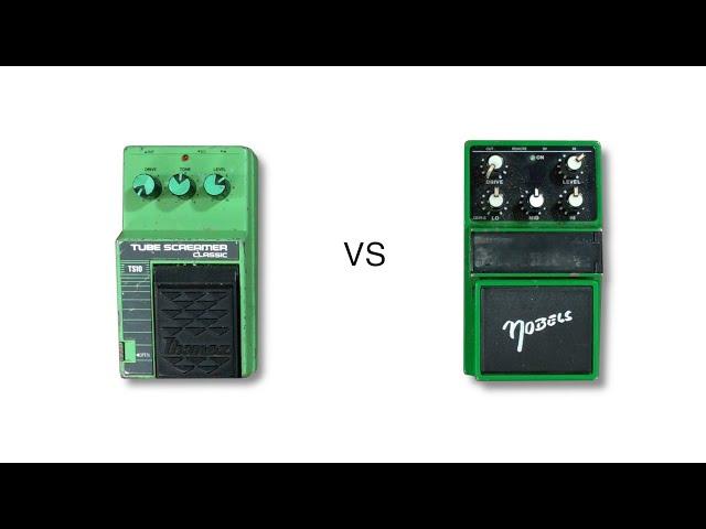 Nobels ODRS vs Ibanez Tube Screamer TS10