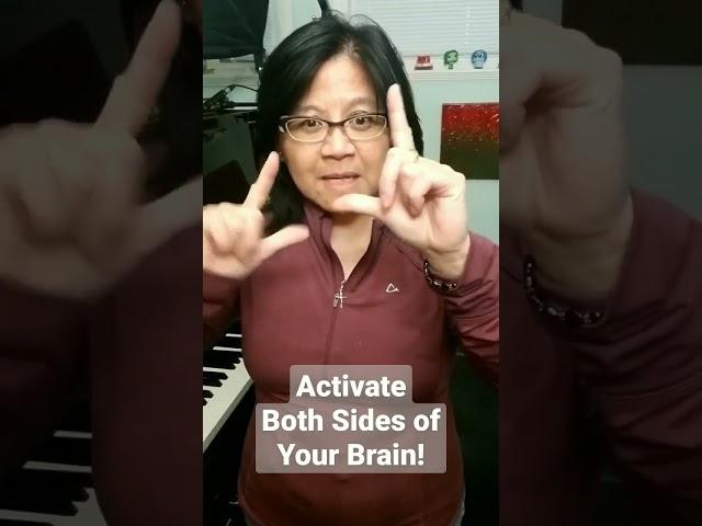 Activate Both Sides of Your Brain with This Exercise! | #brainexcercise #youtubeshorts #braingames