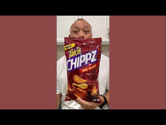  ASMR NEW! TAKIS CHIPPZ BBQ BLAST FLAVOR AND EATING SOUNDS  ORIGINAL LENGTH  #asmr #shorts