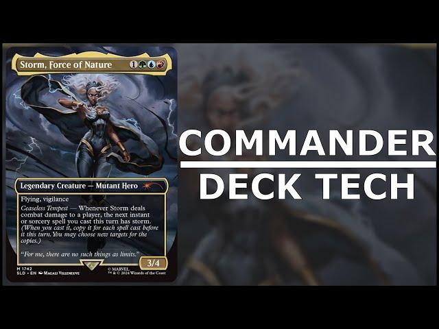 Storm, Force of Nature - The Strongest Storm Commander - Commander Deck Tech [ MTG / EDH / Temur]