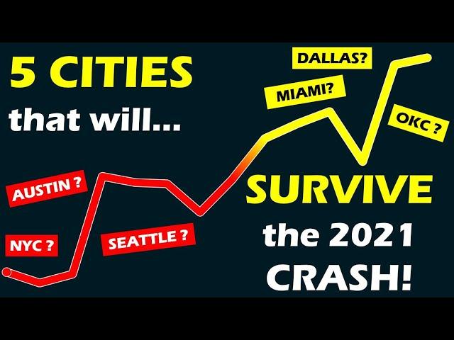 2021 Housing Bubble: 5 CITIES that will SURVIVE the CRASH!
