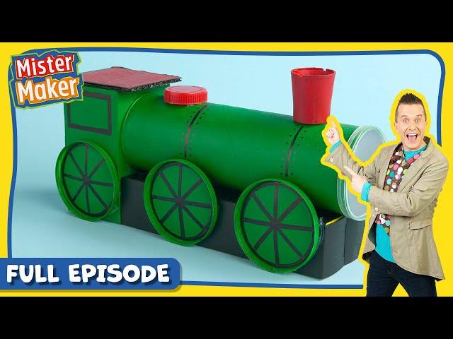 Mister Maker  Series 1, Episode 3 | Pencil Holder Train ️ | FULL EPISODE