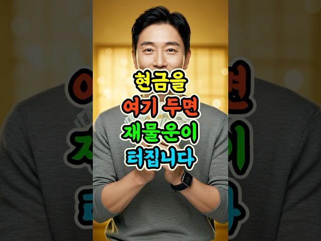 현금 여기에 두면 재물운 터집니다 안보면 손해 #재물운 #풍수지리 #돈보관법 #현금자리 #행운마당 #돈버는습관