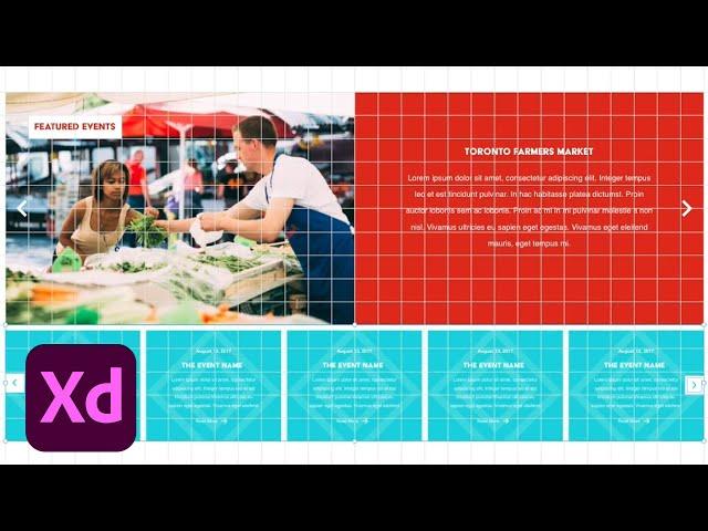 XO Pixel Designing with Adobe XD: Design a Small Featured Event Card | Adobe Creative Cloud