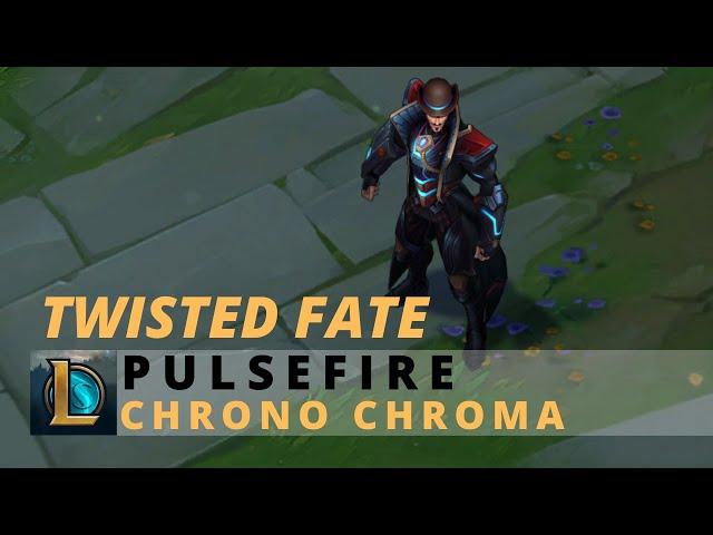 Pulsefire Twisted Fate Chrono Chroma - League Of Legends