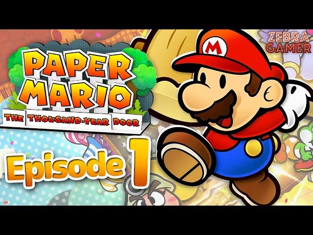 Paper Mario: The Thousand-Year Door Gameplay Walkthrough Part 1 - Prologue: A Rogue's Welcome!