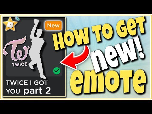 How To Get NEW TWICE Emote PART 2