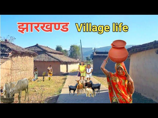 Jharkhand village life | tribal life Peaceful life & relaxing music | East-india life