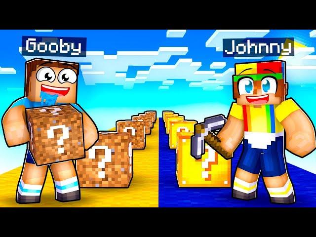 NOOB vs PRO Lucky Block Race In Minecraft!