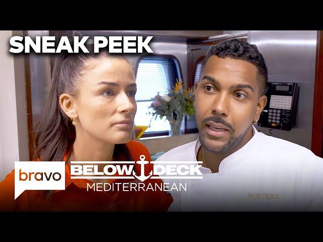 SNEAK PEEK: Chef Jonathan Stands His Ground | Below Deck Mediterranean (S9 E2) | Bravo