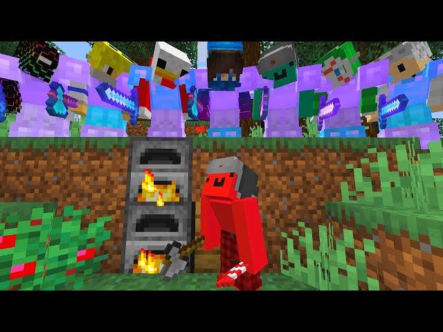 Minecraft Speedrunner VS 7 Hunters FINALE