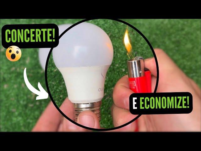 Lâmpada  de Led Queimou Faça Isso E Economize Seu Dinheiro! Dica Genial