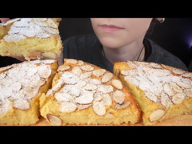 ASMR Homemade Almond Ricotta Cake Dessert Mukbang | Eating Sounds 먹방