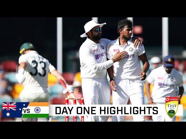 Honours split on day one at the Gabba after Labuschagne ton | Vodafone Test Series 2020-21