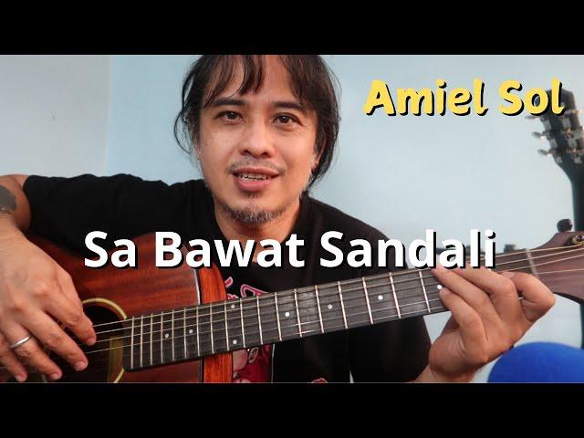Amiel Sol 'Sa Bawat Sandali' chords guitar tutorial