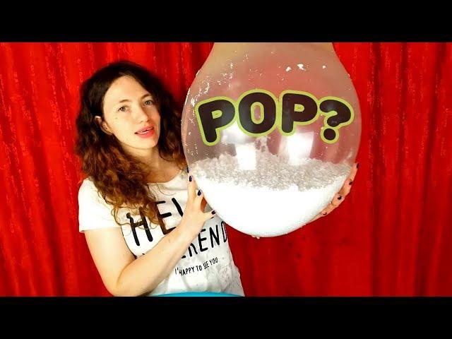 Making Floam Slime With Giant Balloons Popping - Izabela Stress