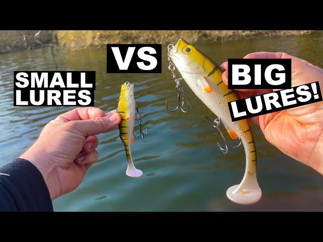 BIG Lures VS SMALL Lure pike Fishing! (sort of)