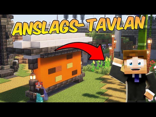 BYGGER EN ANSLAGSTAVLA PÅ BEDROCK SMP - MINECRAFT - LETS PLAY - S8E70