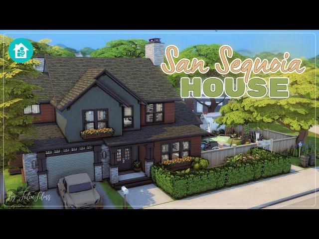 Дом в Сан-Секвойе│Строительство│San-Sequoia House│SpeedBuild│NO CC [The Sims 4]